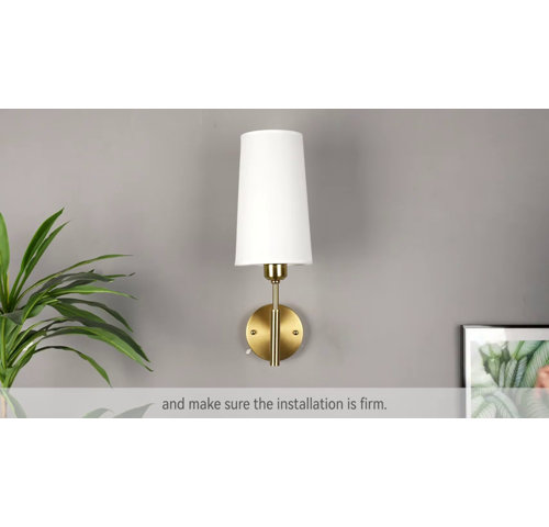 Solid hotsell brass sconce set